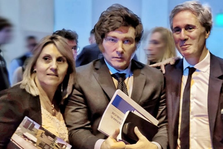 Salinas. Milei y Etchevere. Cuando compartían espacio Salinas. Milei y Etchevere. Cuando compartían espacio