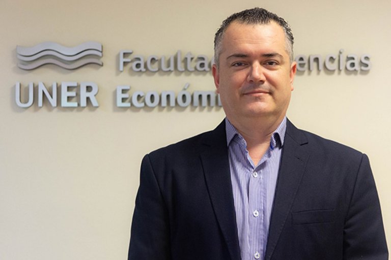 Sebastián Pérez, decano de la Facultad de Ciencias Económicas de la UNER Sebastián Pérez, decano de la Facultad de Ciencias Económicas de la UNER