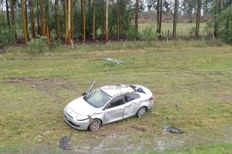 El siniestro se produjo por el mal estado de la ruta. El siniestro se produjo por el mal estado de la ruta.