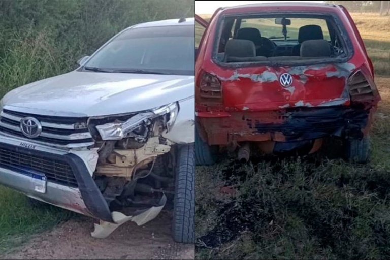 Debido a la presencia de polvo en la ruta no logró ver al otro conductor. Debido a la presencia de polvo en la ruta no logró ver al otro conductor.